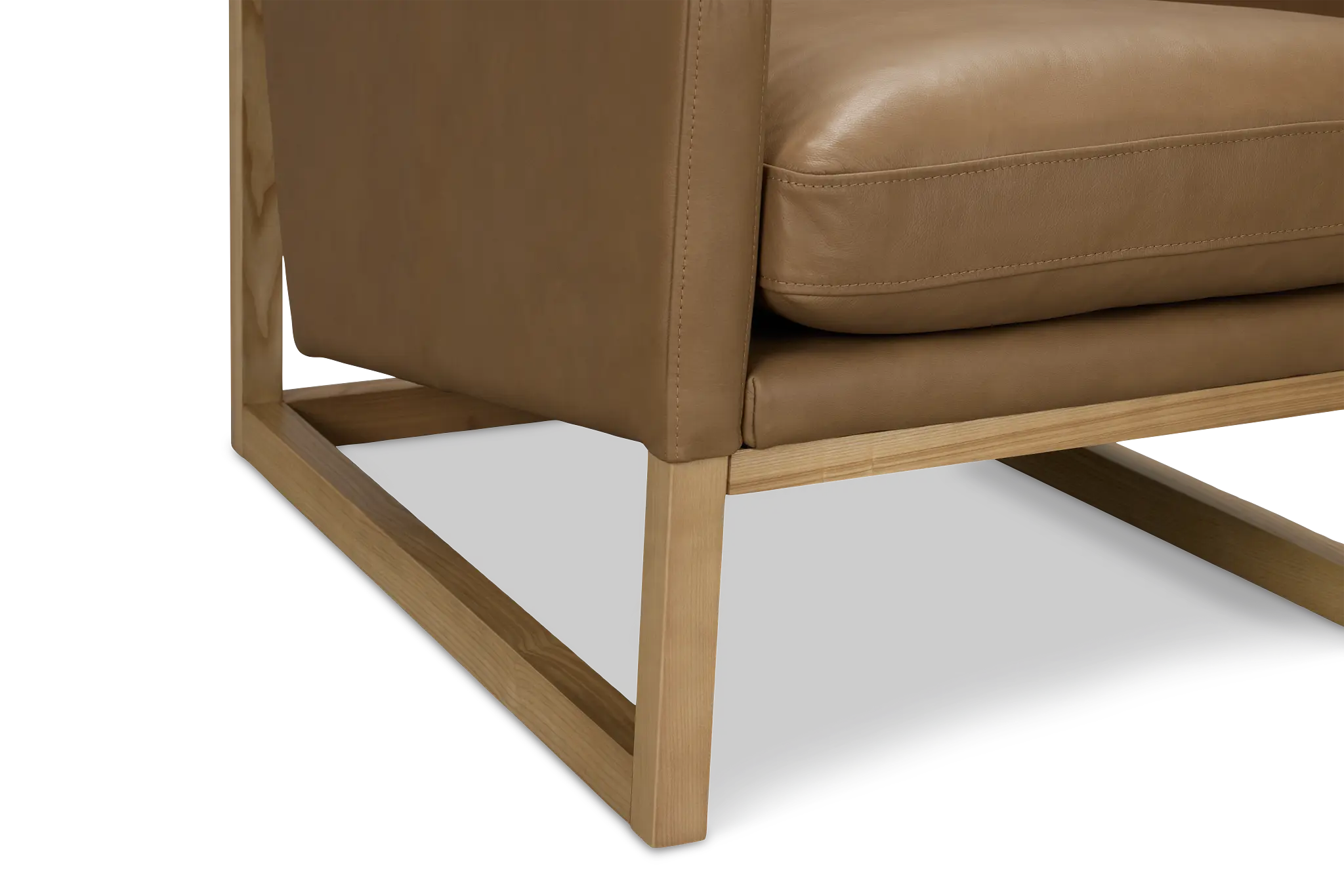 Phoebe Brown Leather Accent Chair Phoebe Brown Leather Accent Chair