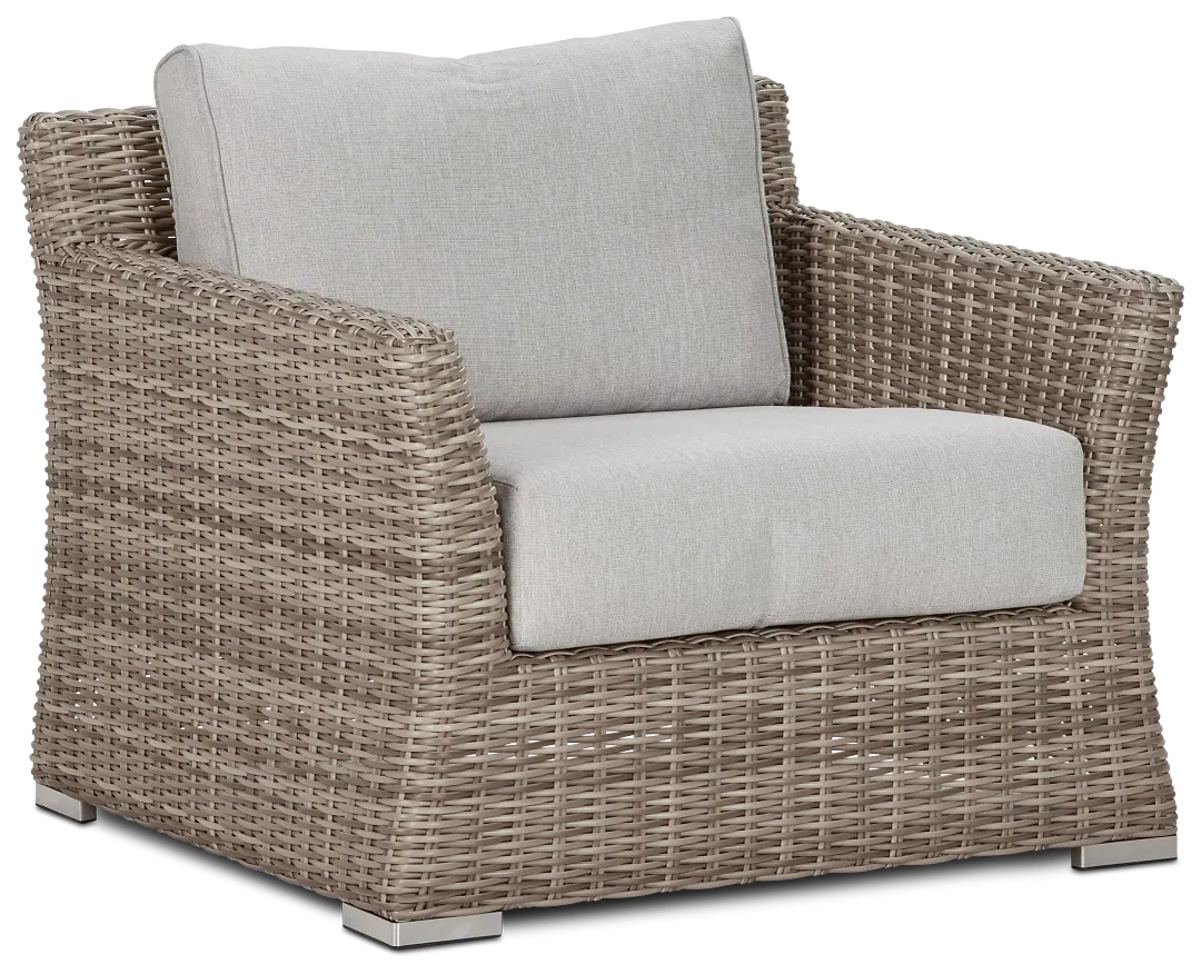 Raleigh Gray Woven Chair