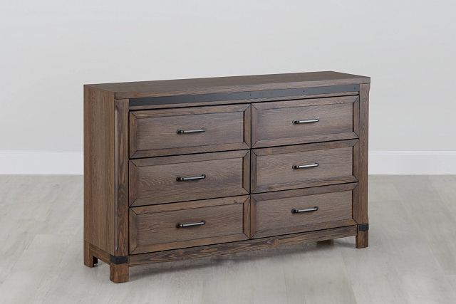 Lancaster Mid Tone Wood Dresser