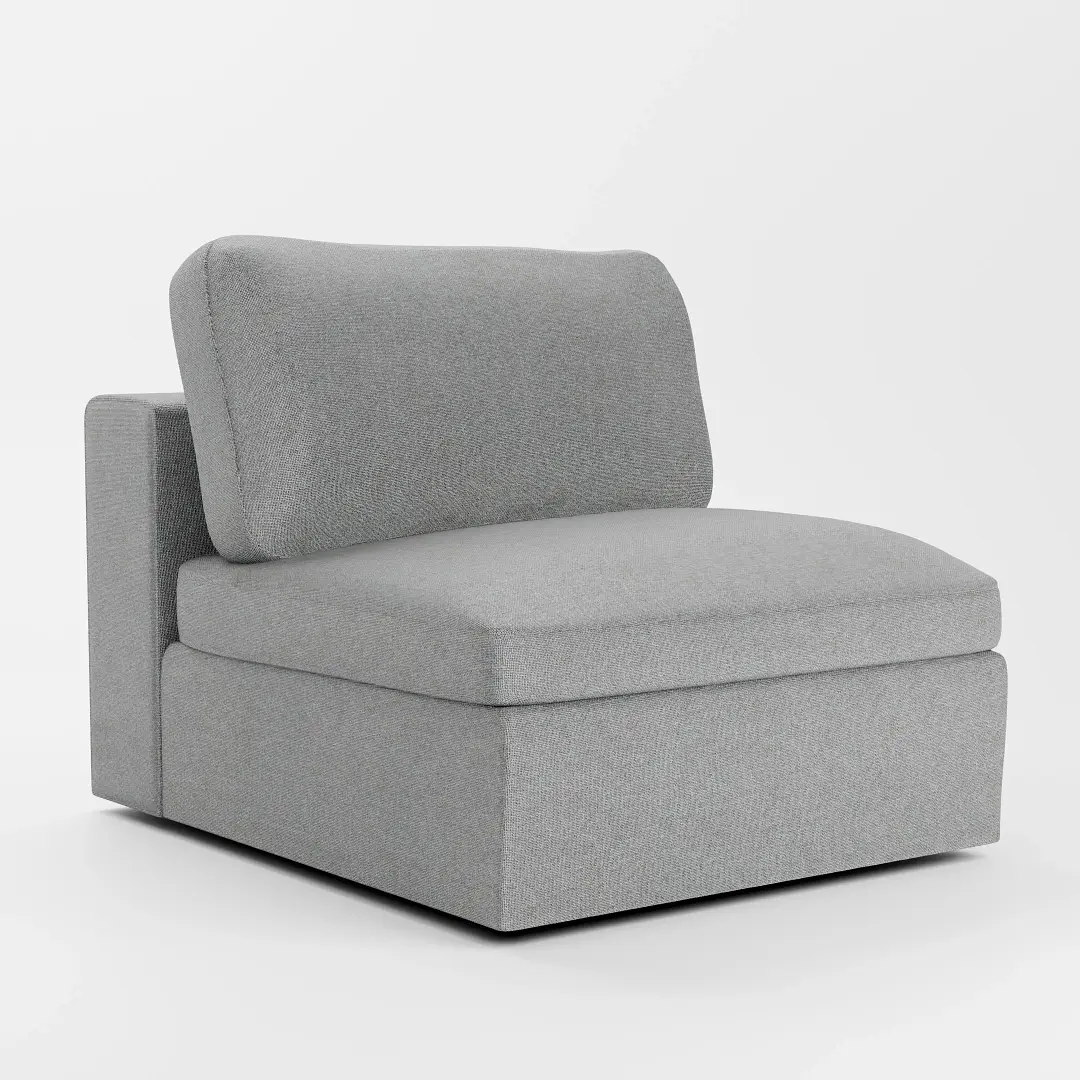 Destin Suave Gray Fabric Swivel Chair Destin Suave Gray Fabric Swivel Chair