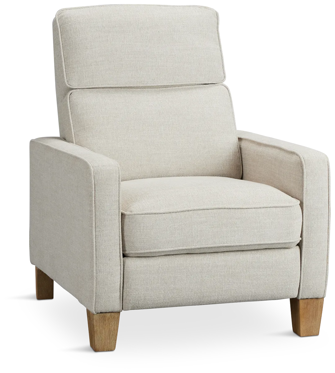 Bayside Light Beige Fabric Power Recliner