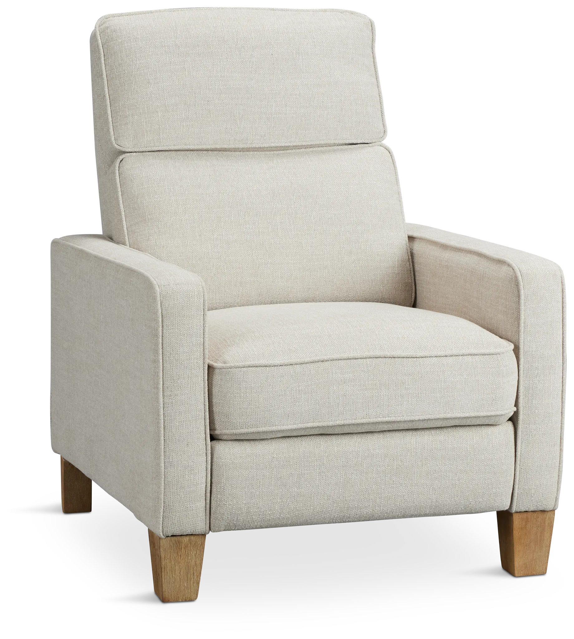 Bayside Light Beige Fabric Power Recliner