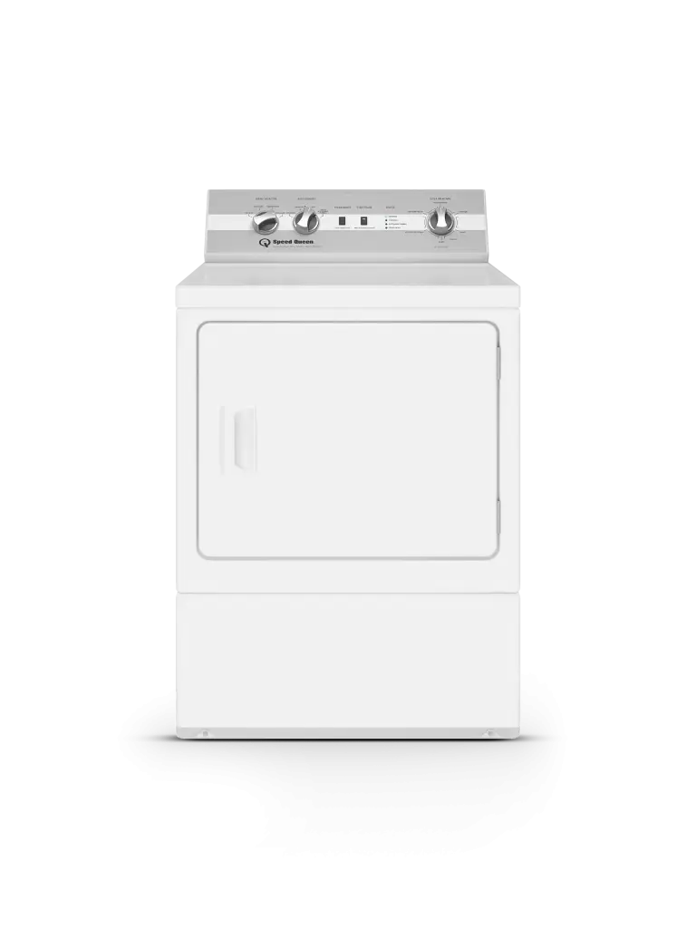 Speed Queen 5004 Series White Front Load Gas Dryer Speed Queen 5004 Series White Front Load Gas Dryer