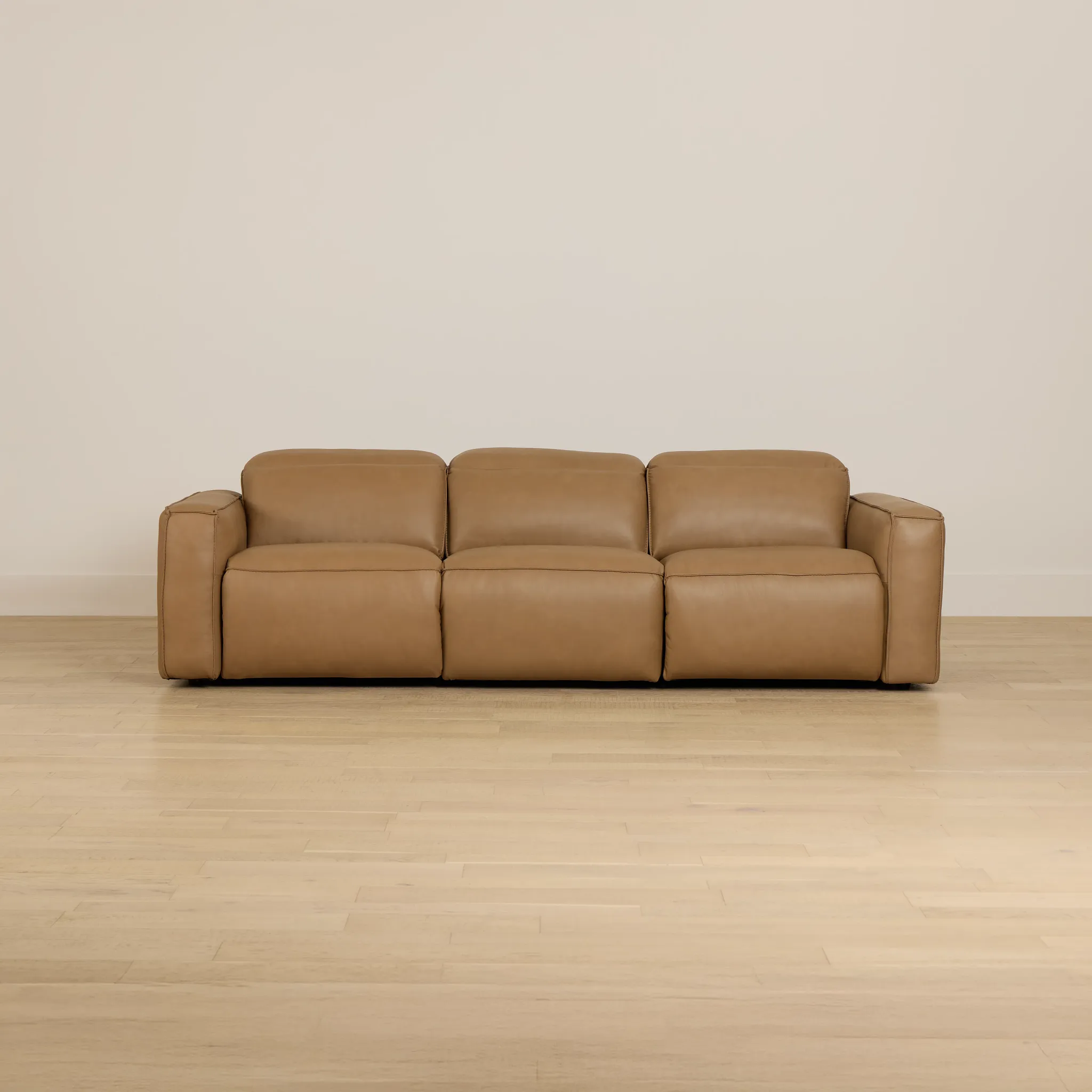 Ryland Brown Lthr/vinyl 3-piece Power Sofa