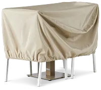 Khaki 36" Table & 4 Chairs Outdoor Cover