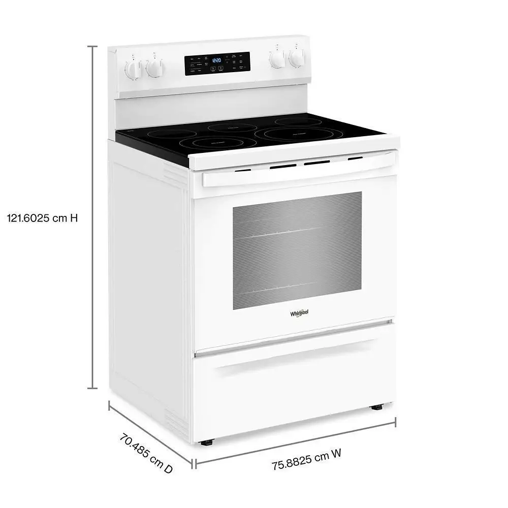 Whirlpool 5030 Series White Electric Range Whirlpool 5030 Series White Electric Range