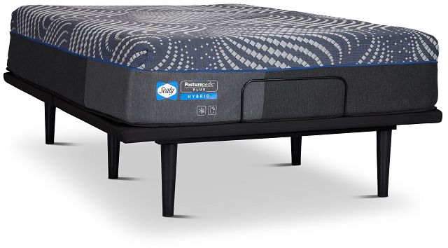 Sealy Posturepedic Plus Hybrid Brenham Soft Ease Adjustable Mattress Set