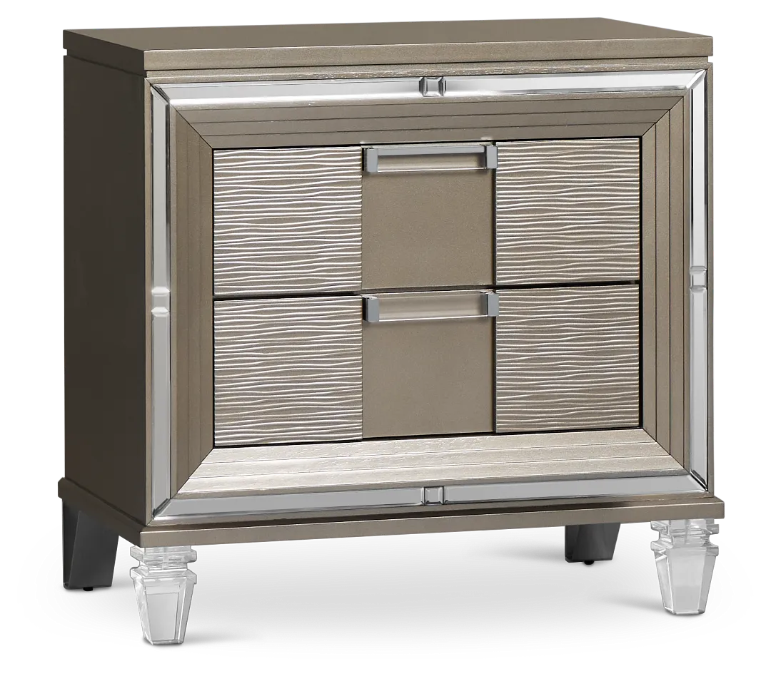 Vegas Gray Nightstand
