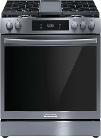 Frigidaire 3060 Series Black Stnl Steel Gas Range