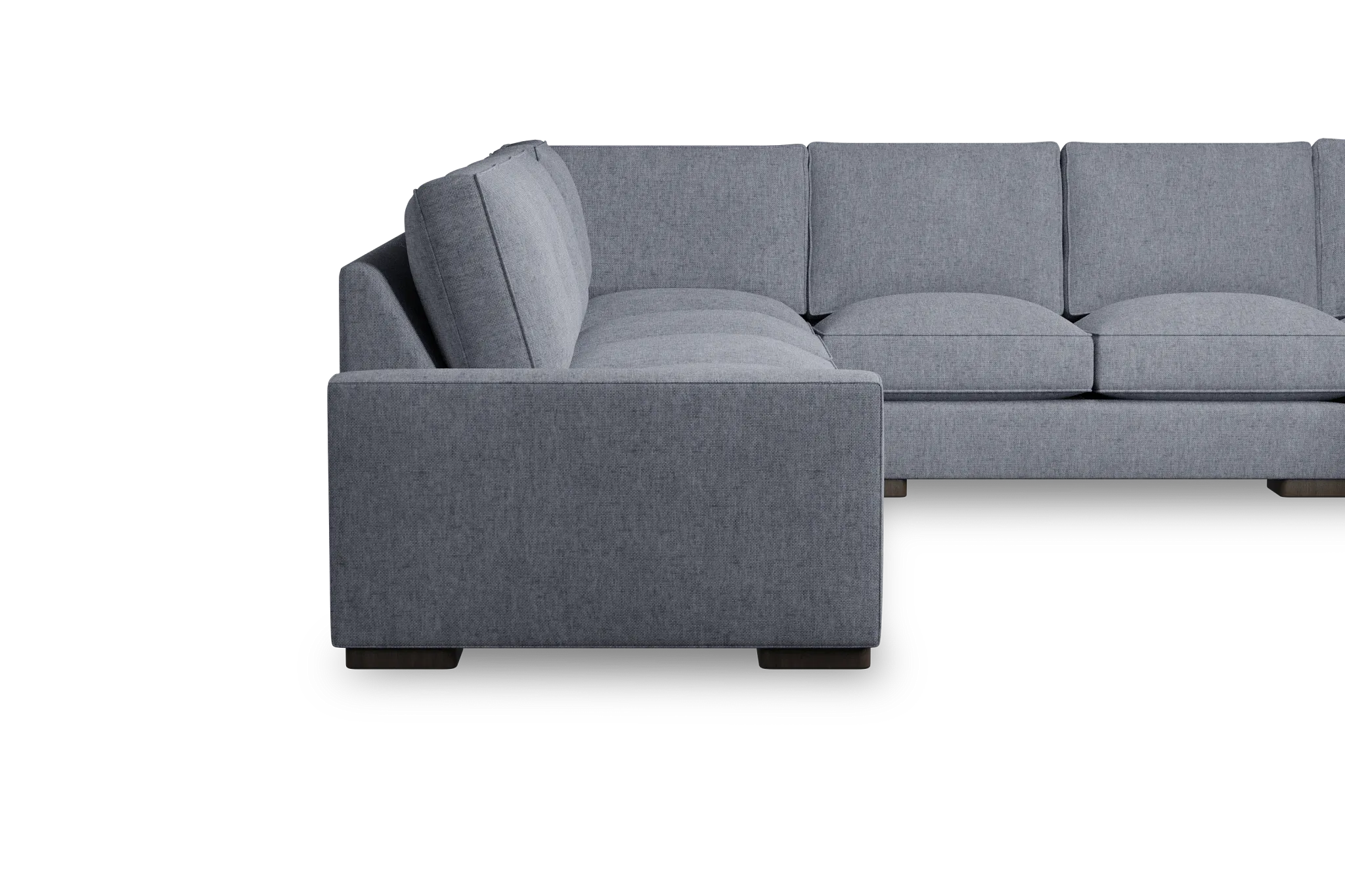 Edgewater Elevation Gray Large Right Chaise Sectional