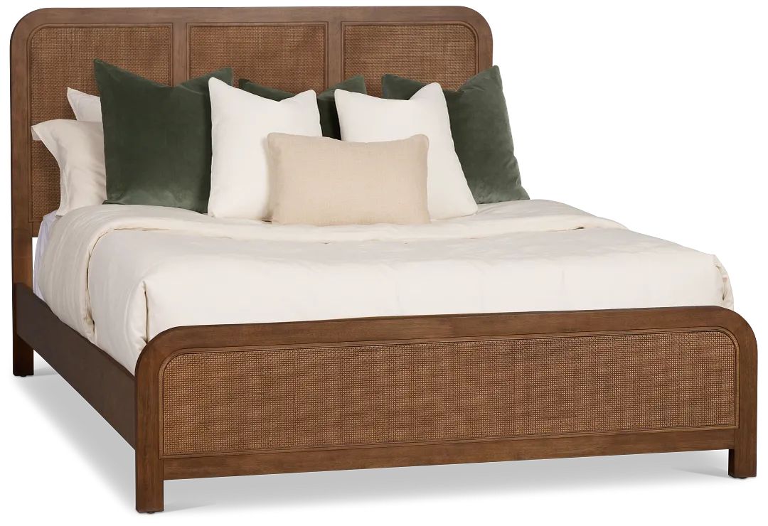Pacific Mid Tone Platform Bed