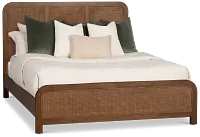 Pacific Mid Tone Platform Bed