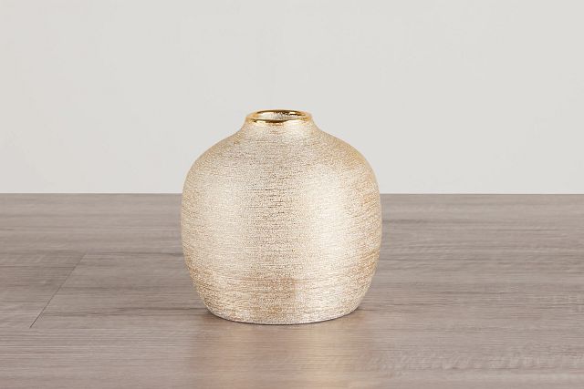 Lolan Gold Small Vase