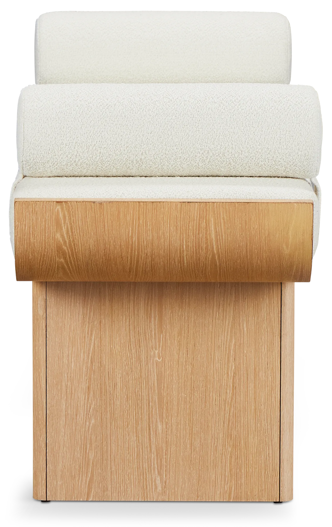 Malibu Light Tone Upholstered Bench