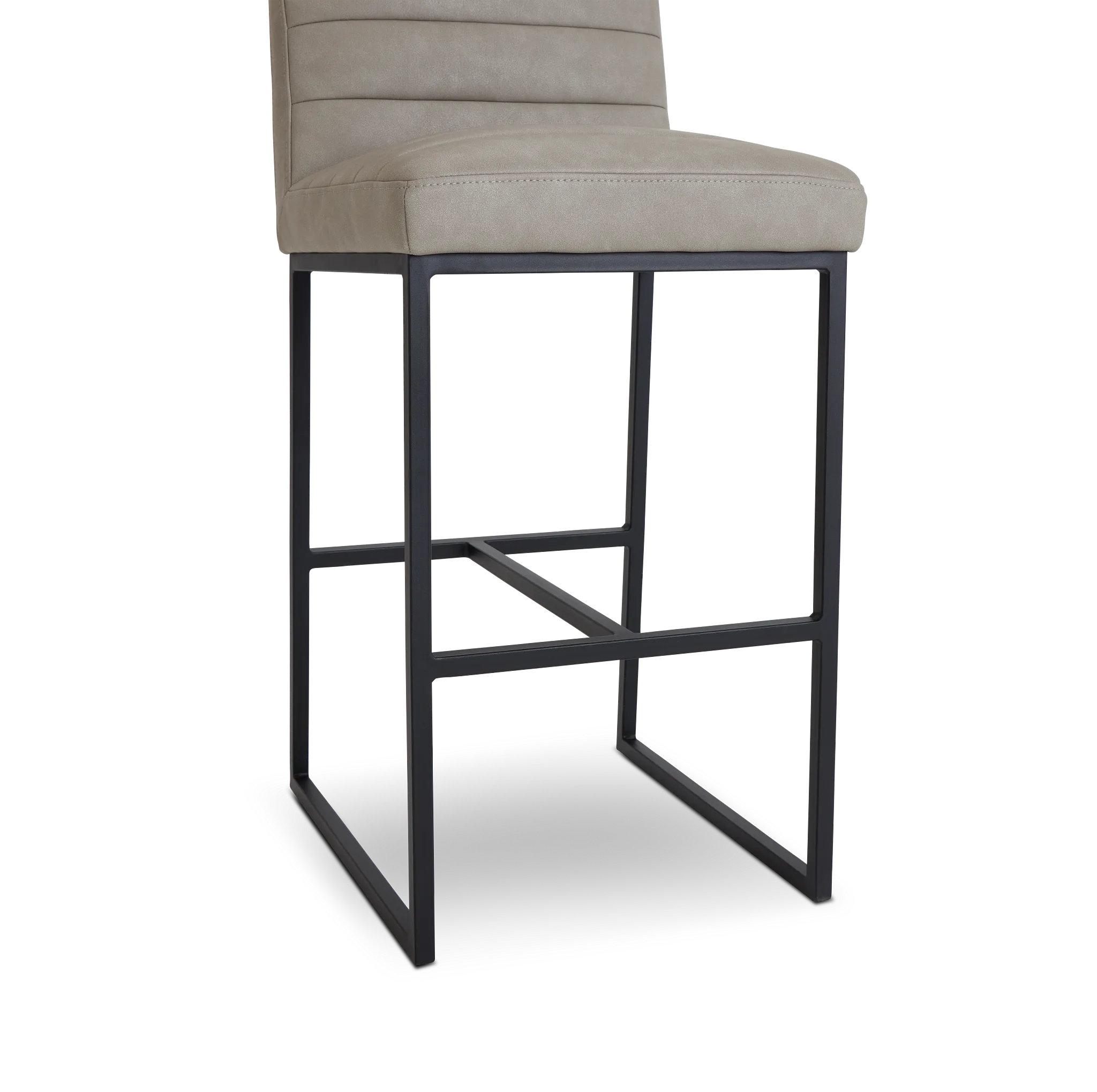 Miller Light Gray 30" Upholstered Barstool