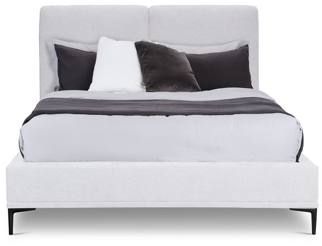 Emit Light Gray Uph Panel Bed