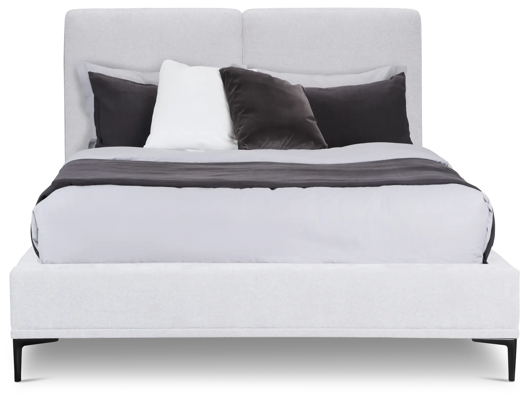Emit Light Gray Uph Panel Bed Emit Light Gray Uph Panel Bed