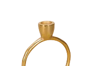 Ringo Gold Small Candle Holder