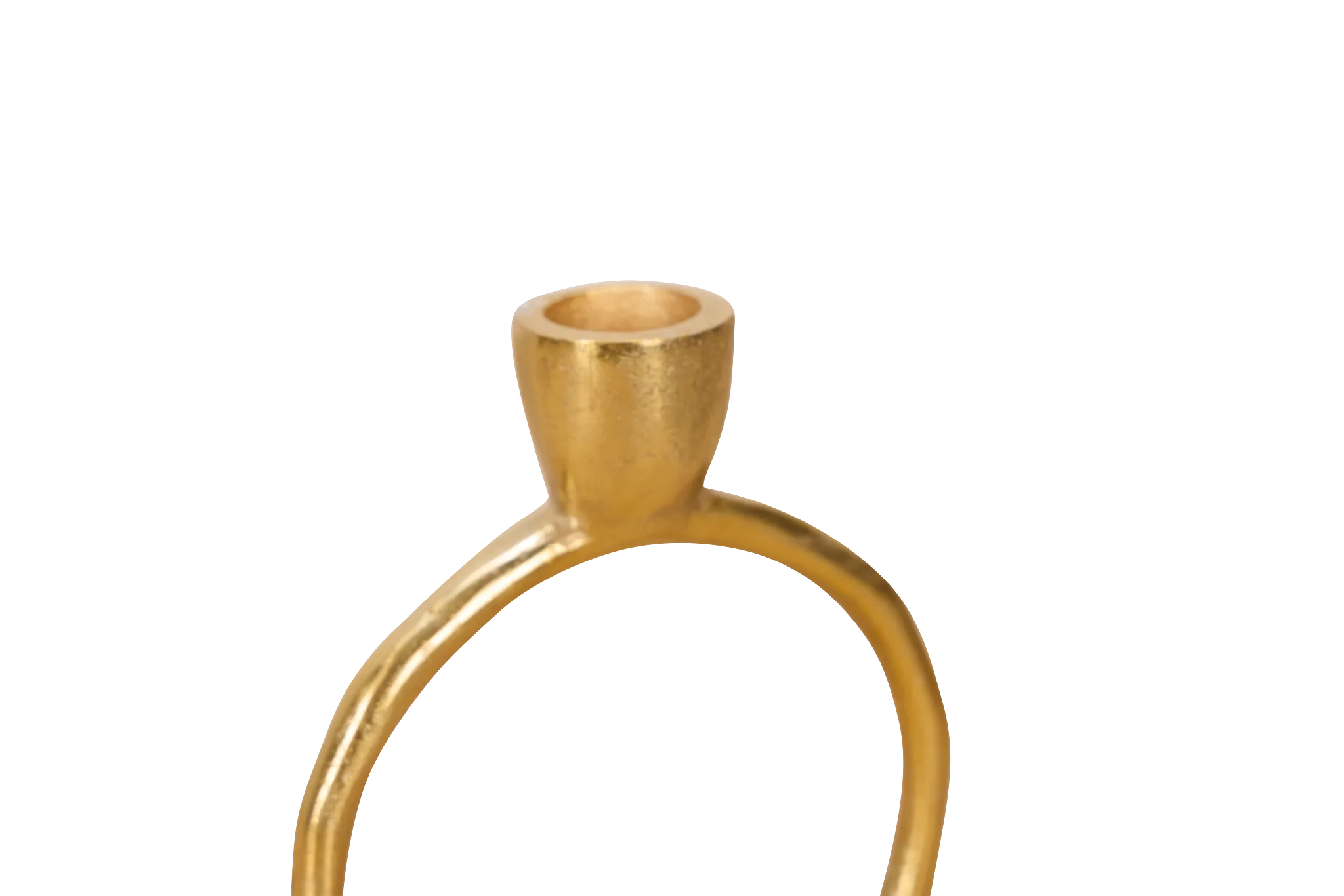 Ringo Gold Small Candle Holder