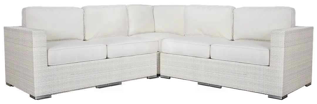 Biscayne White Small Two-arm Sectional Biscayne White Small Two-arm Sectional