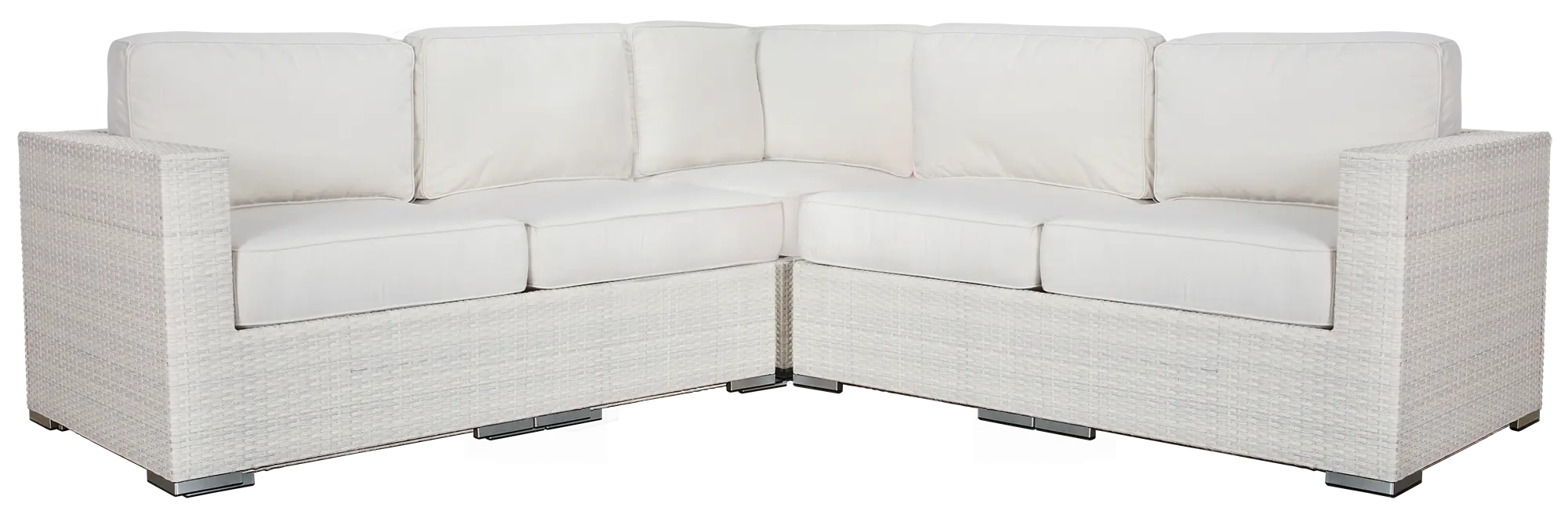 Biscayne White Small Two-arm Sectional Biscayne White Small Two-arm Sectional
