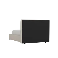 Grayton Gellar Brown 44" Upholstered Platform Bed