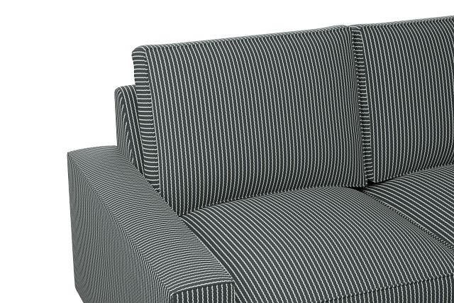 Edgewater Lucy Navy Medium Right Chaise Sectional