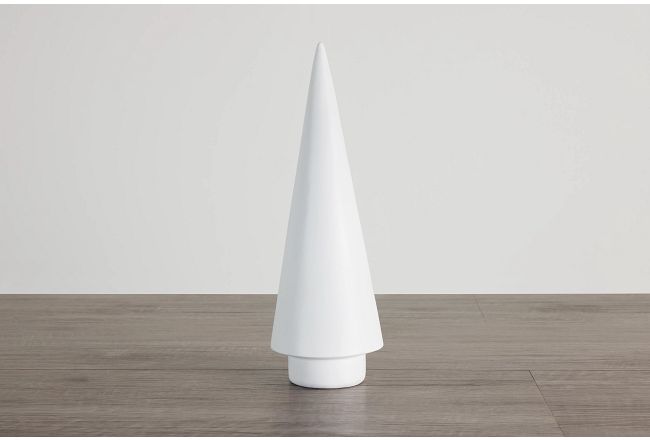 Totem White Large Tabletop Accessory
