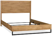 Perry Light Tone Panel Bed