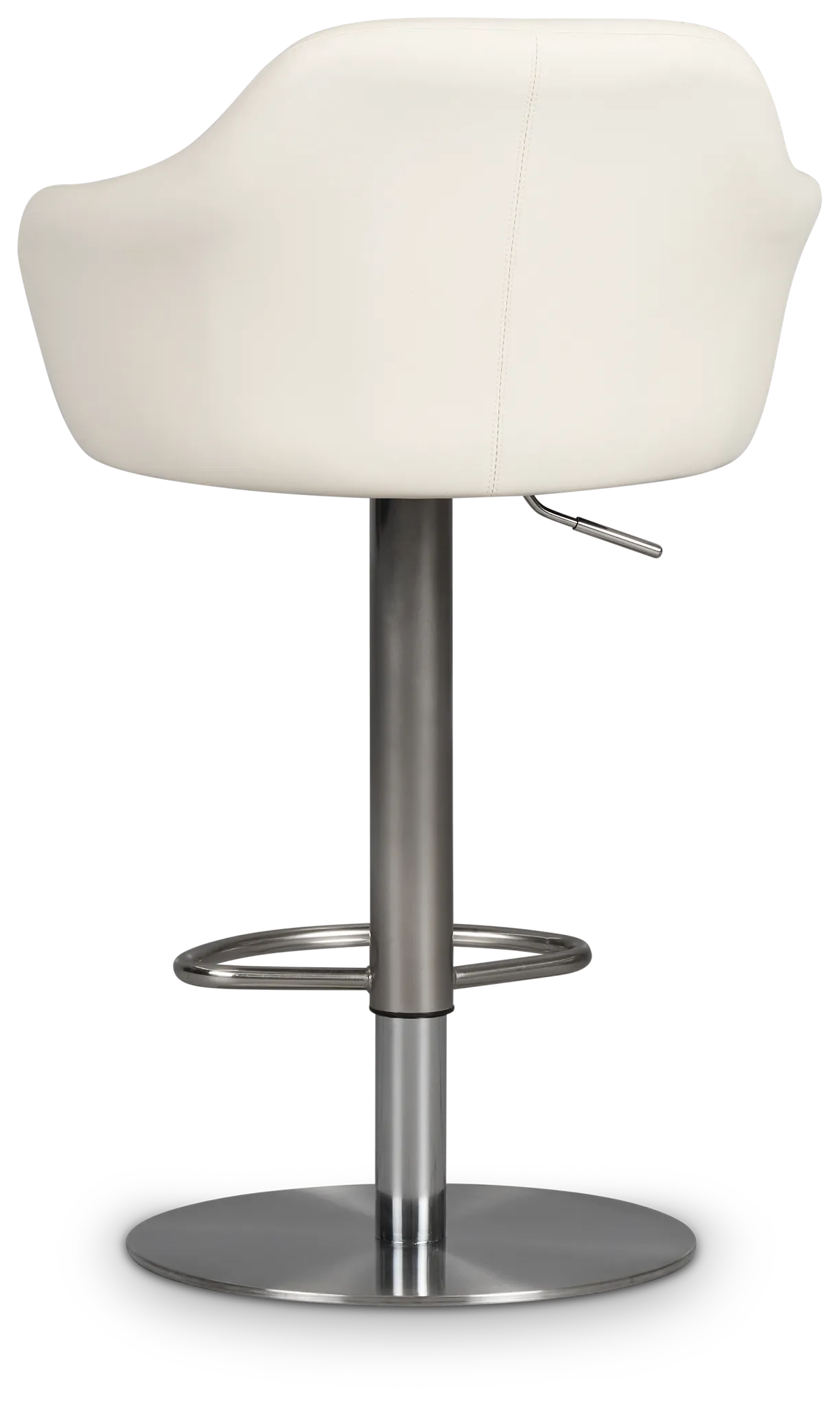 Hyde White Uph Adjustable Stool
