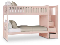 Charleston Pink Step Bunk Bed