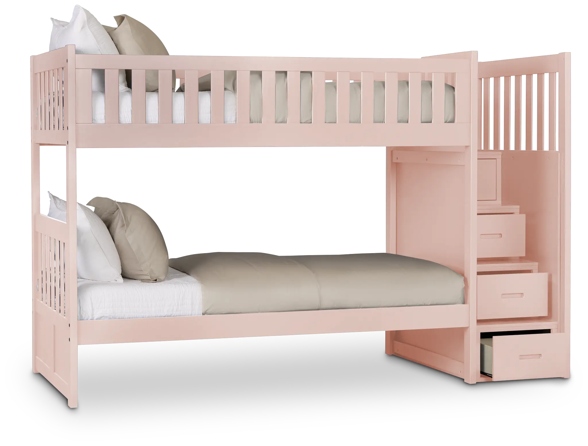 Charleston Pink Step Bunk Bed Charleston Pink Step Bunk Bed