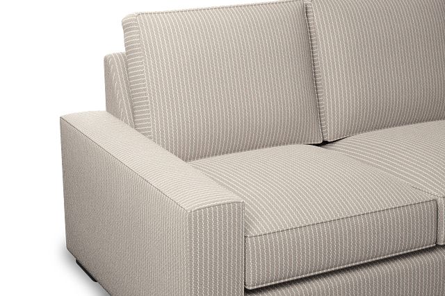 Edgewater Lucy Taupe 96" Sofa W/ 3 Cushions