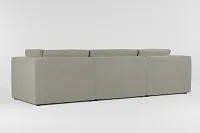 Destin Elite Gray Fabric 4-piece Modular Sectional