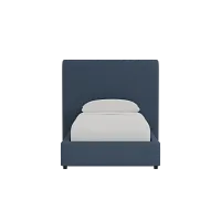 Grayton Maguire Blue 54" Upholstered Platform Bed