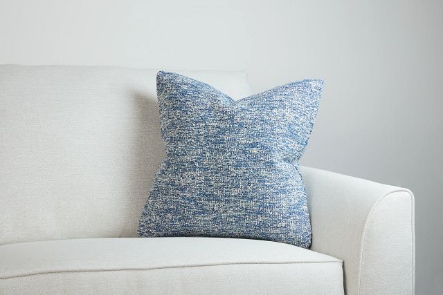 Baxter Dark Blue 20" Accent Pillow