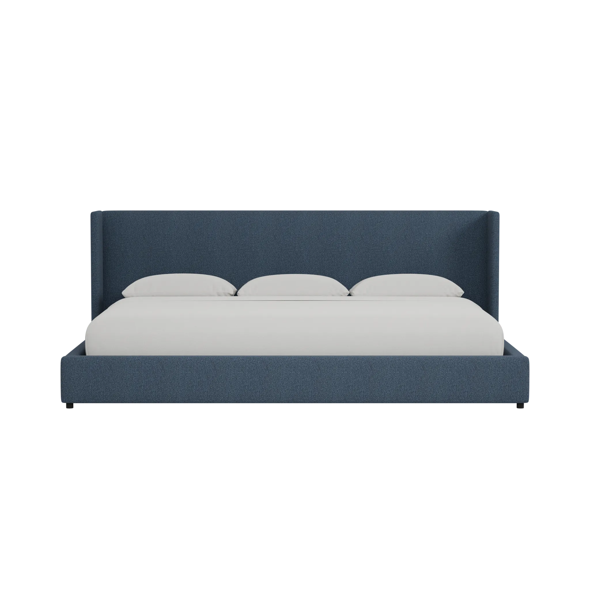 Captiva Elite Dark Blue 48" Upholstered Shelter Bed