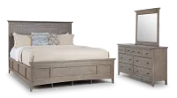 Heron Cove Light Tone Panel Bedroom