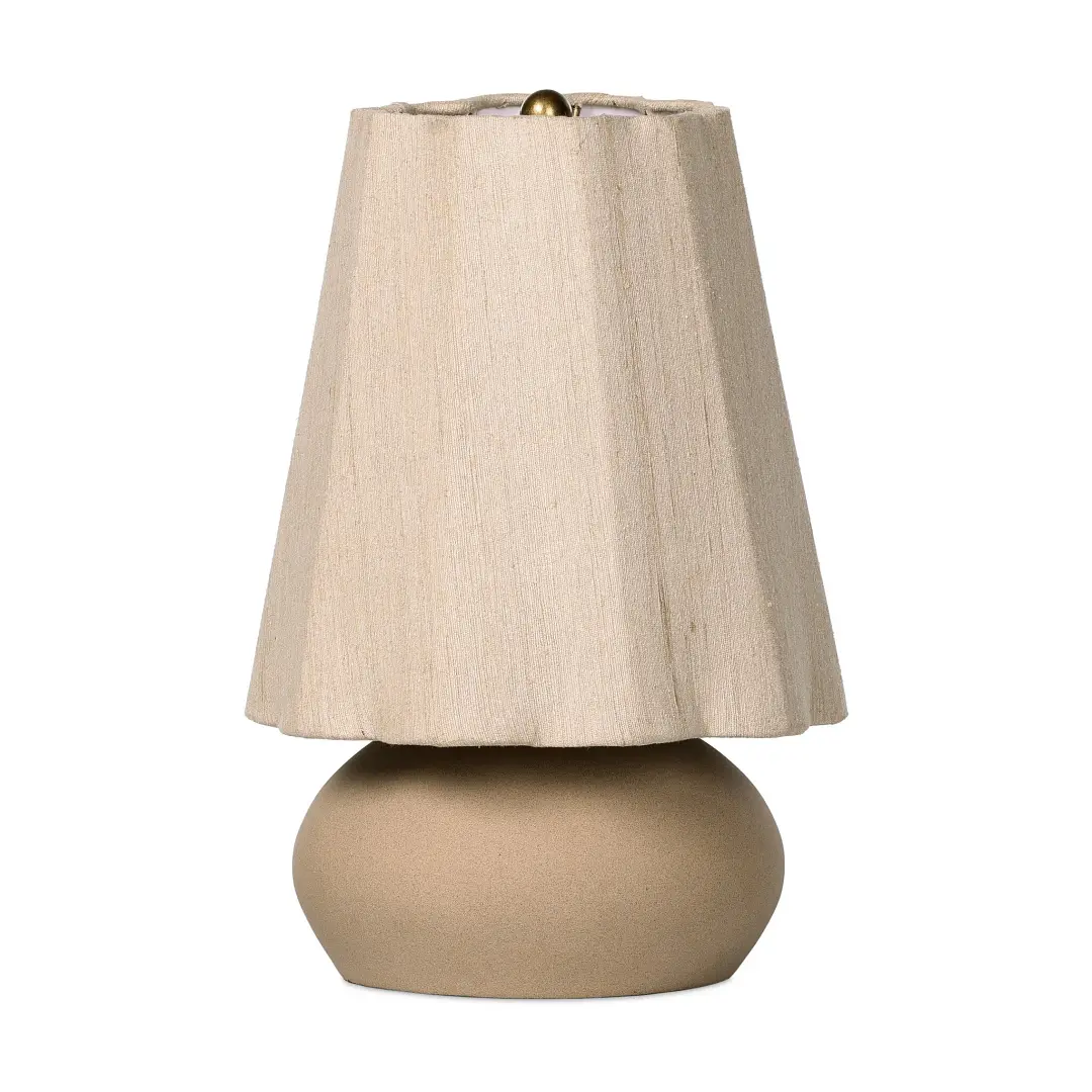 Four Hands Zura Beige Ceramic Table Lamp Four Hands Zura Beige Ceramic Table Lamp