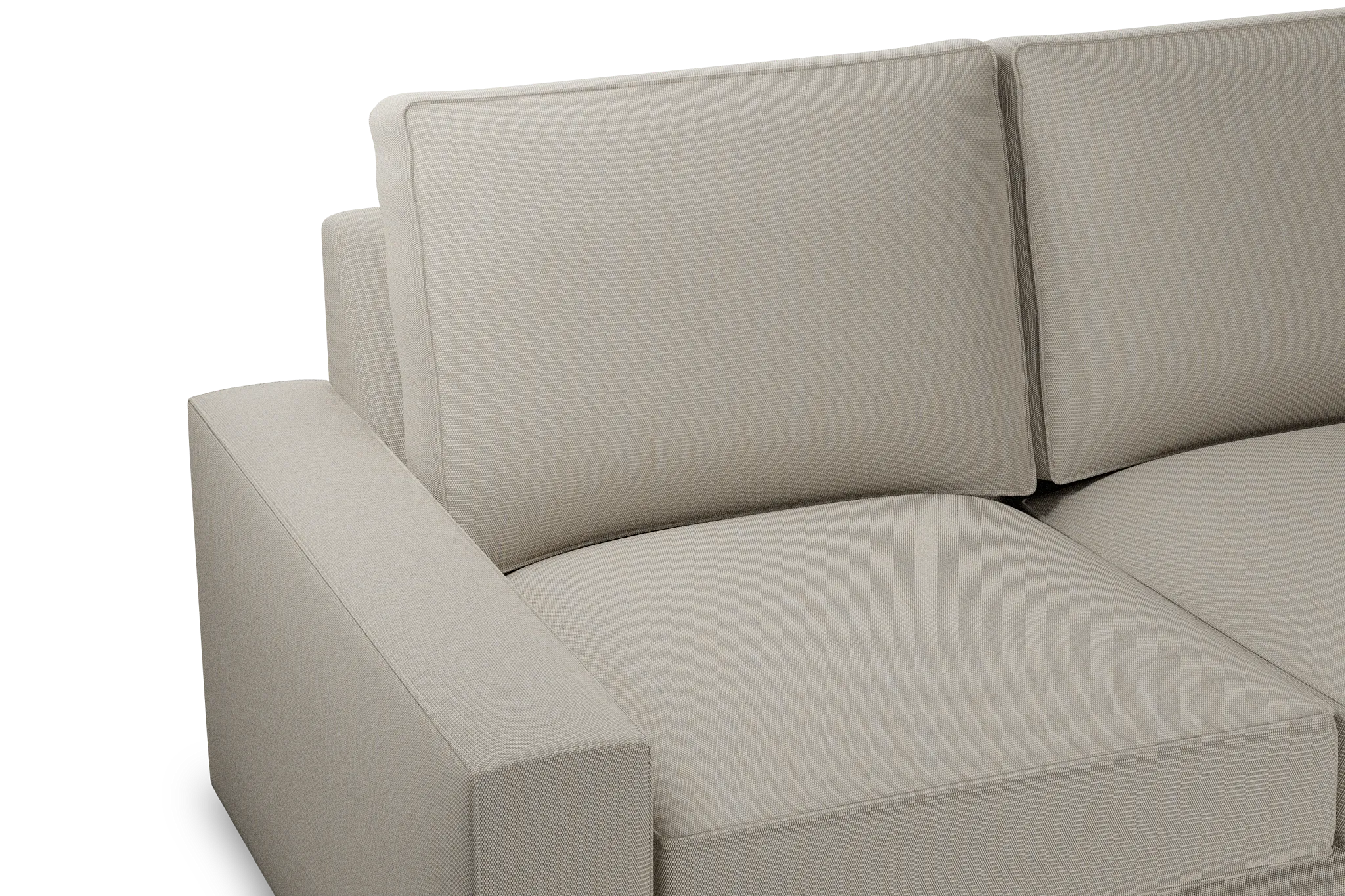 Edgewater Peyton Beige Medium Two-arm Sectional