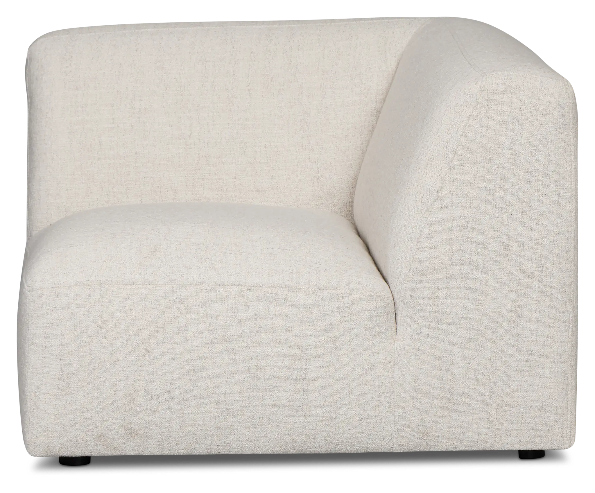 Baylor Light Beige Fabric Corner Chair Baylor Light Beige Fabric Corner Chair