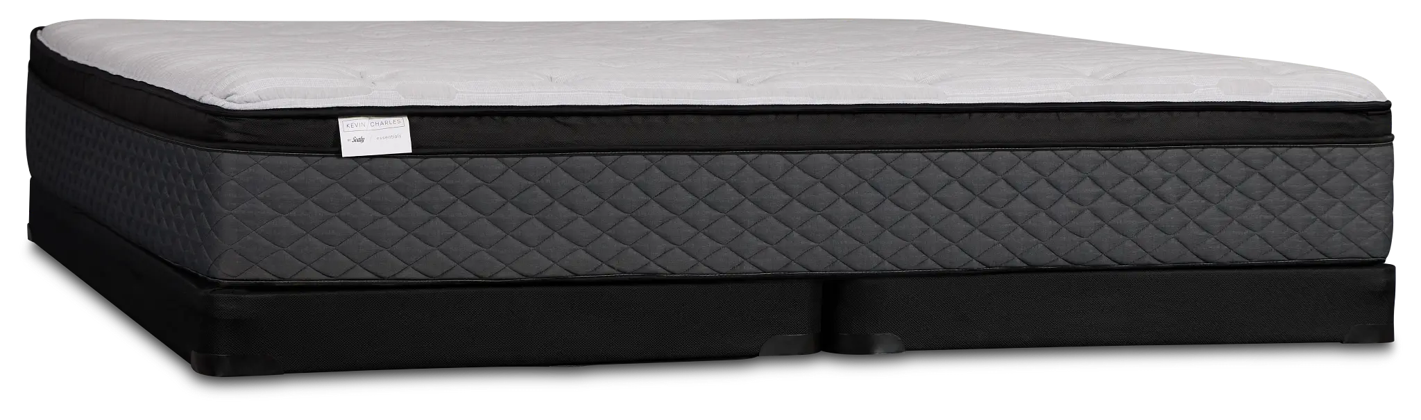 Kevin Charles By Sealy Essential Medium Low-profile Mattress Set Kevin Charles By Sealy Essential Medium Low-profile Mattress Set