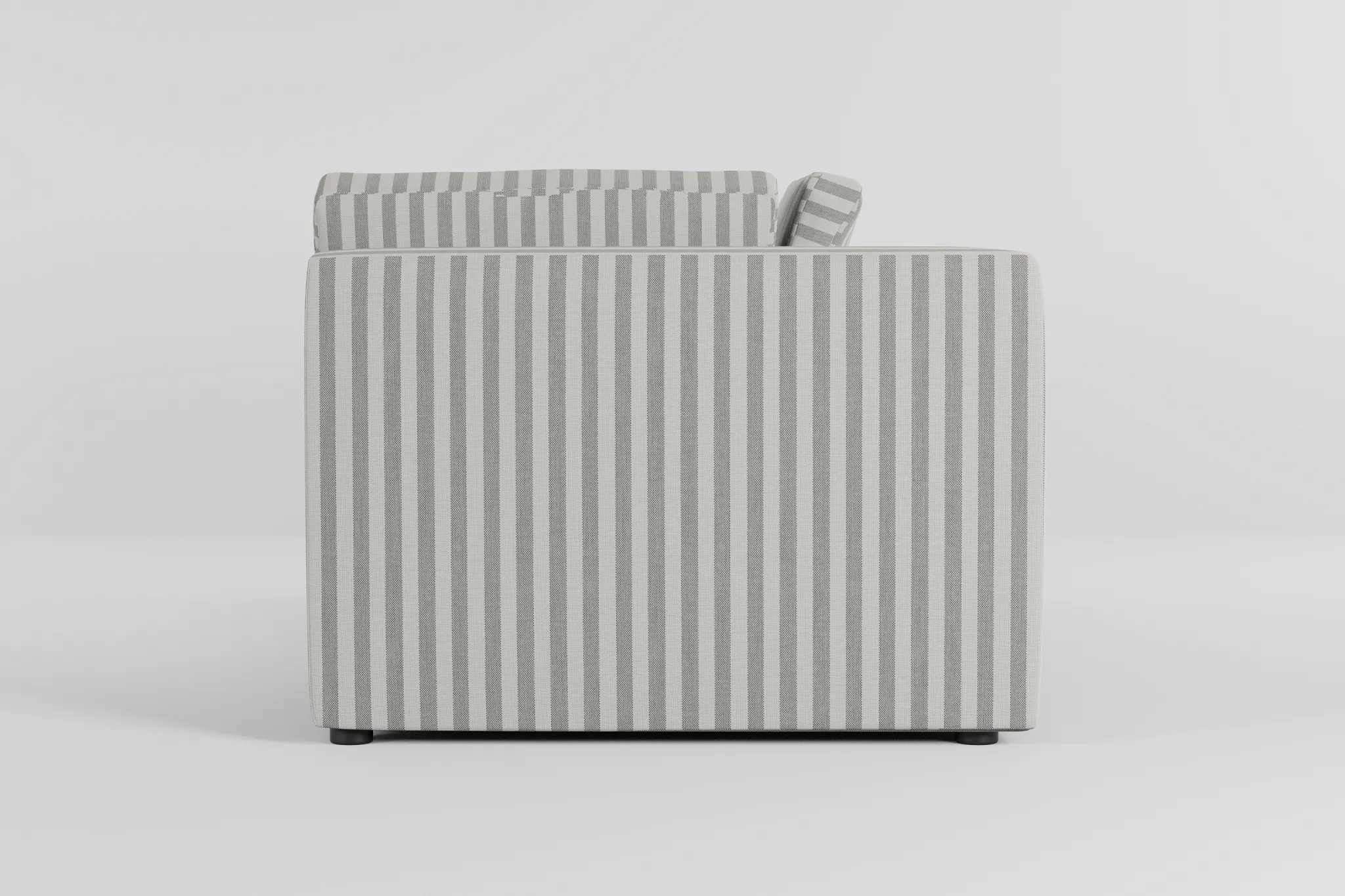 Destin Sea Lane Dark Gray Fabric 2-piece Modular Sofa