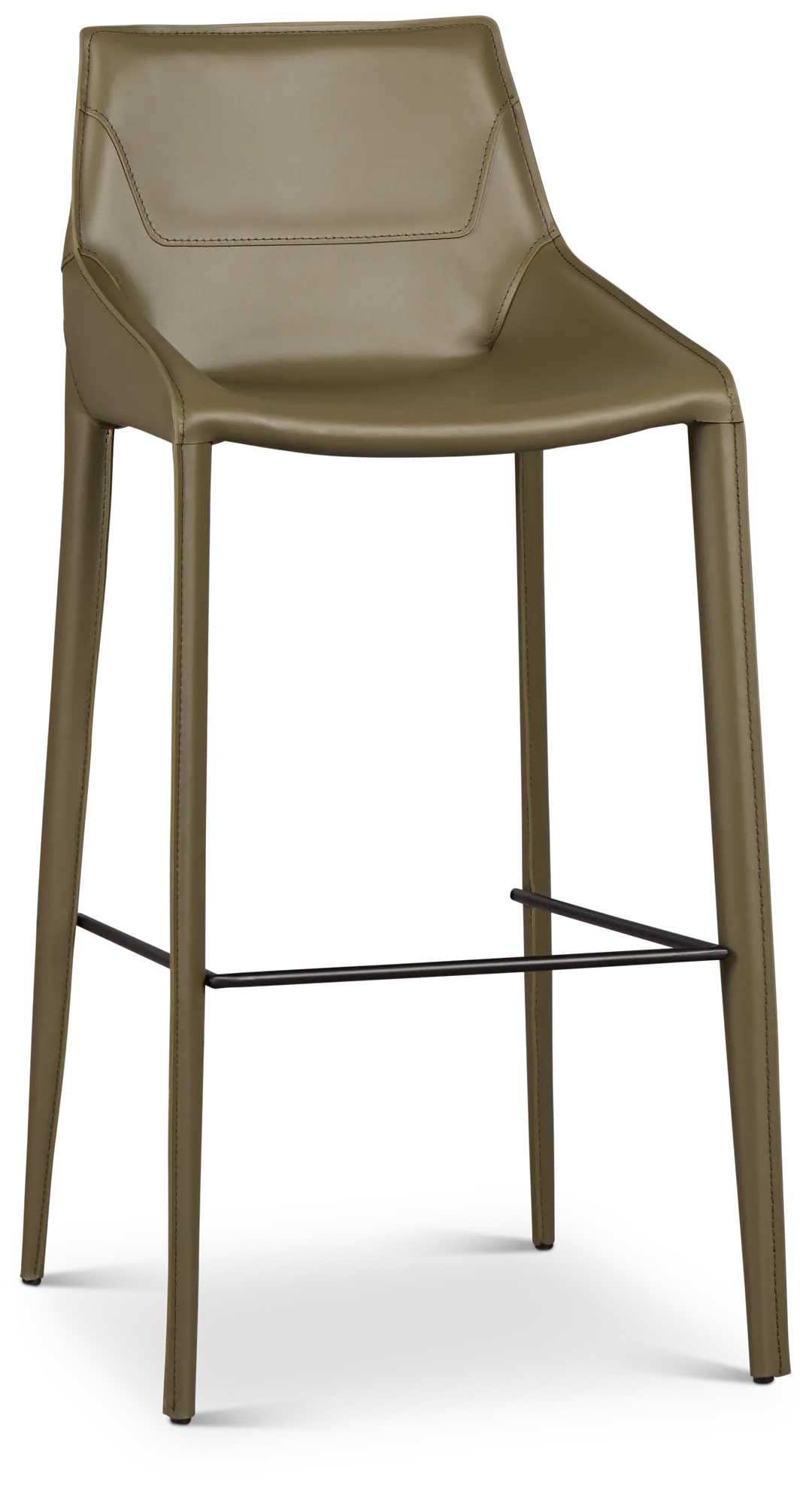 Wayne Dark Green 30" Upholstered Barstool