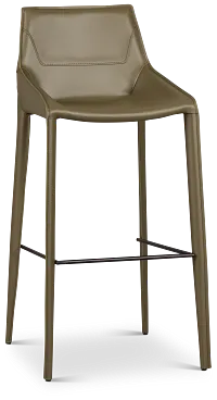 Wayne Dark Green 30" Upholstered Barstool