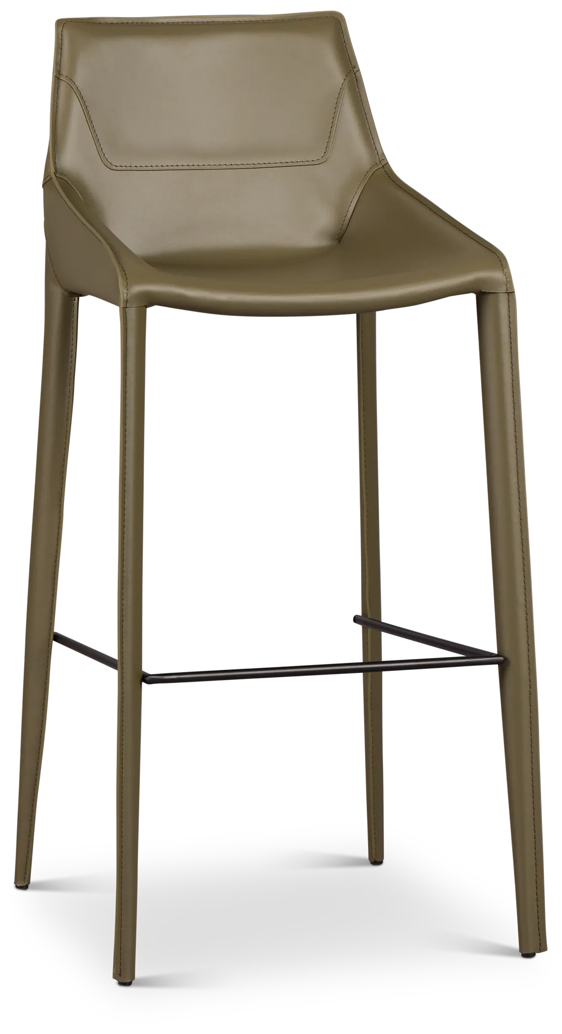 Wayne Dark Green 30" Upholstered Barstool