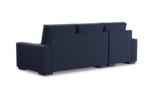 Edgewater Peyton Dark Blue Left Chaise Sectional