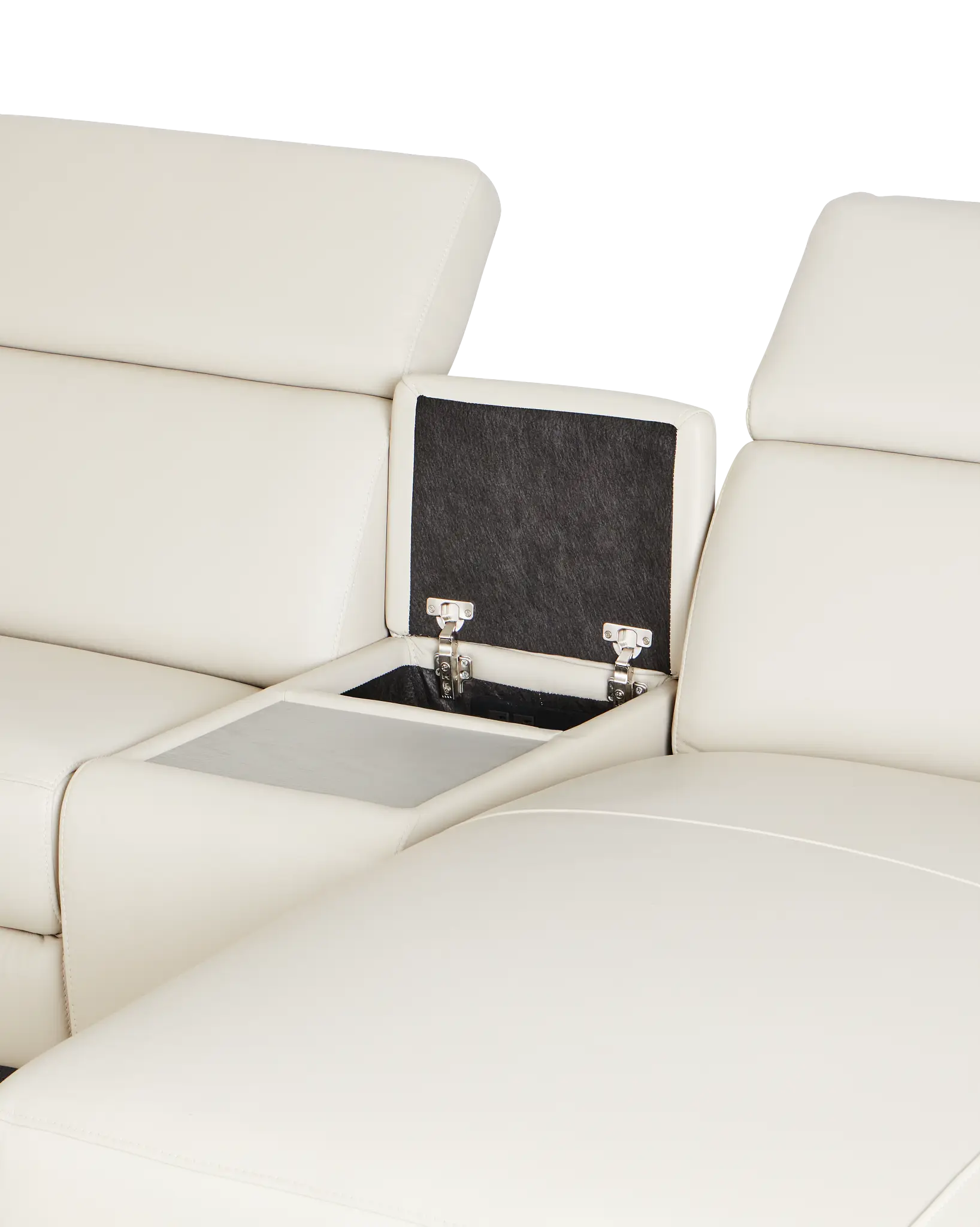 Atlas Taupe Lthr/vinyl Medium Power Reclining Right Chaise Sectional Atlas Taupe Lthr/vinyl Medium Power Reclining Right Chaise Sectional