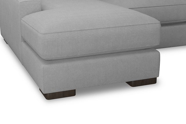 Edgewater Suave Gray Medium Left Chaise Sectional