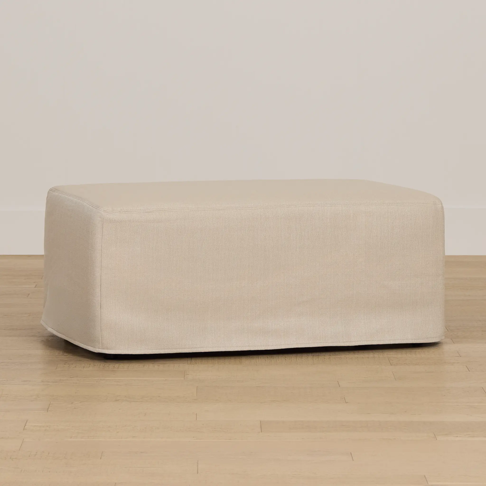 Marren Beige Fabric Ottoman Marren Beige Fabric Ottoman